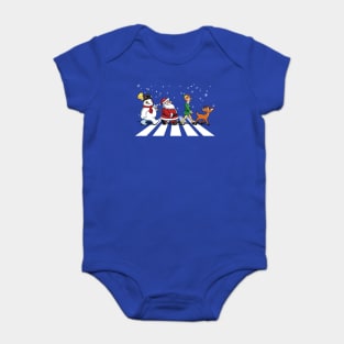 Christmas Road Baby Bodysuit